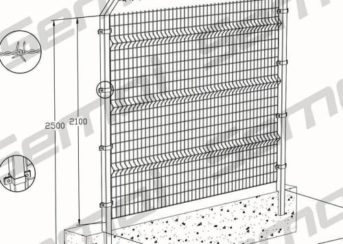 Bending Fence with Square Post prosuct