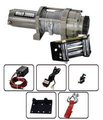 CAM ACTIVATED 3000LBS ATV WINCH