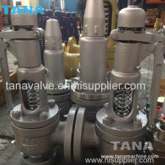 API 526 boiler flanged Spring loaded steam safety pressure relief valve with lever type