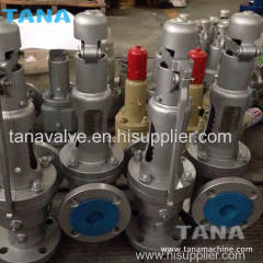 API 526 boiler flanged Spring loaded steam safety pressure relief valve with lever type