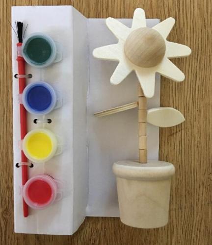 Paint your self flower pot