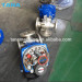 OHQ series stainless steel 316 motorized 3 way ball valve 4 inches