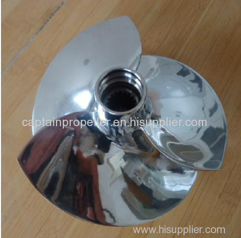 China Factory Price 4 Blades Frosted Stainless Steel Jet Ski Impeller For VX700