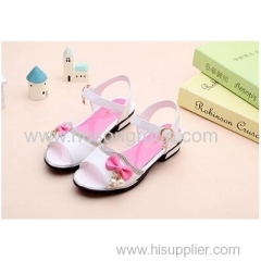 Kids open toe velcro dress sandals