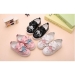 Flower print kids velcro kids shoes