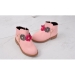 Children round toe zipper ankle boots