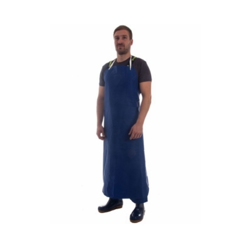 0.5mm Shiny Blue Oilproof Nitril Coated 100% Nylon Apron Fabric