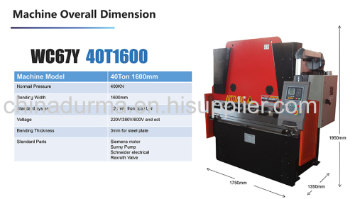 40T1600 automatic sheet metal small bending machine
