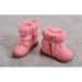 Children inside zipper ankle boots with fur