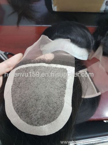 Viet Nam hair Silk Base Closures High Quality Good Price Hand-Tied