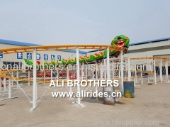 Kids Amusement Track Rides Cheap Roller Coaster Sliding Dragon Train Ride For Sale