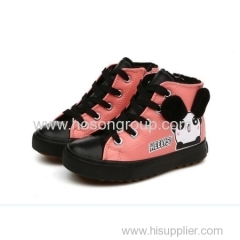 Children lace up ankle shoes