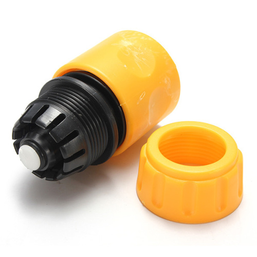 Plastic 1/2  Snap-In hose quick connector with waterstop