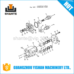 Gear Pump High Pressure Hydraulic Diesel Hydraulic Power 07400-40500