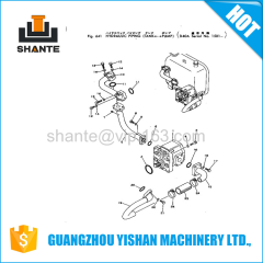 Hydraulic Triple Gear Pump Bulldozer Hydraulic Double Pump High Quality Hydraulic Double Pump Hydraulic Double Pump