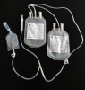 Double blood transfusion bag