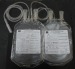 Double blood transfusion bag