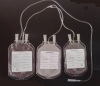 Triple blood bag with CPDA1 or SAG-M