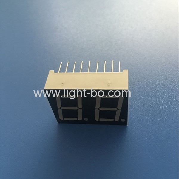 High brightness pure green 7 segment led display dual digit 0.56" common anode for home appliance