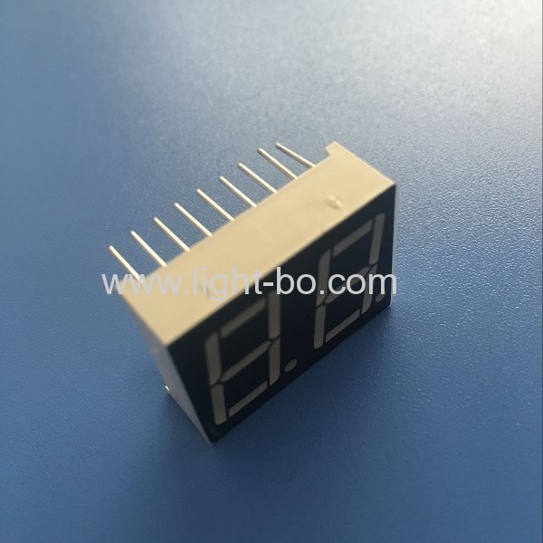 High brightness pure green 7 segment led display dual digit 0.56" common anode for home appliance