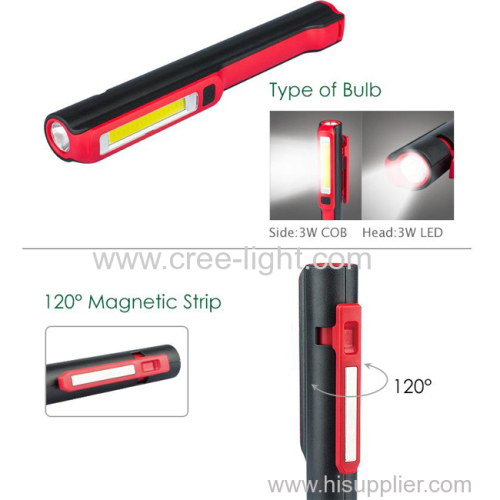 COB Rechargeable Emergency Flashlight