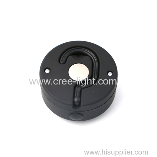 3W COB led work light with magnet and hook at backside