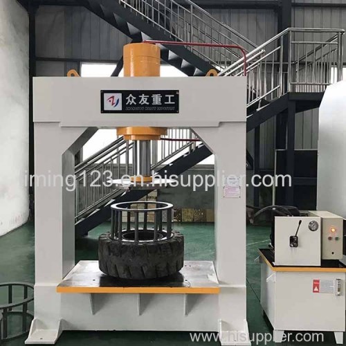 120 tons 160 tons hydraulic forklift solid tire press machine