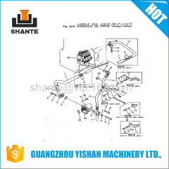 bulldozer gear pump 705-21-31020 High Quality Hydraulic Double Pump