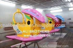 amusement roller coaster rotating children rides magic moon coaster flying car for sale