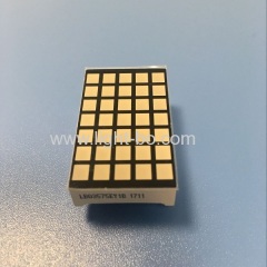 Ultra amber 5*7 square dot matrix LED display 3mm for elevator control panel