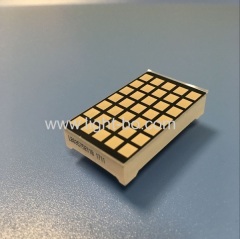 Ultra amber 5*7 square dot matrix LED display 3mm for elevator control panel