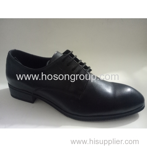 Black men classic style lace up shoes