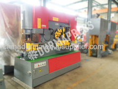 multiple functions hydraulic ironworker manufacturer iron sheet punching and shearing machine