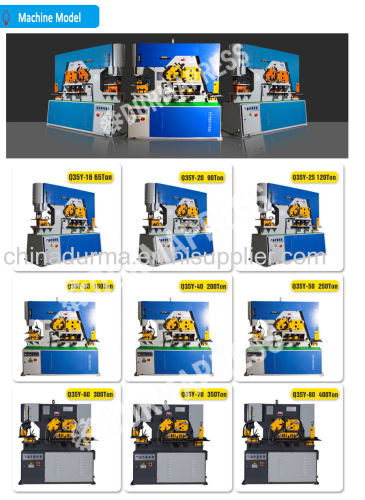 Low price Q35Y-30 Hydraulic angle cutting and bending machine punch and shear machine