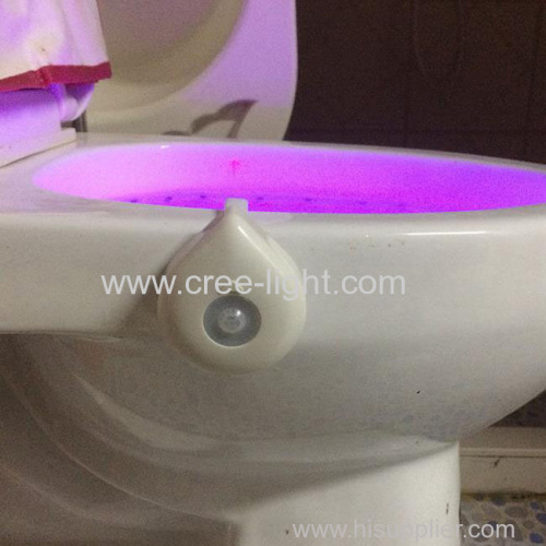 8 Colorful Toilet Night Light