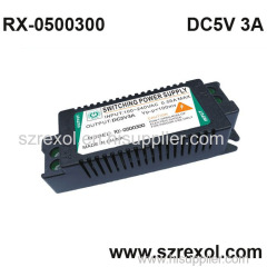 LED display switch power supply 5V 3A with small size switch mode power supply