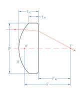 Plano-convex Lenses High precision Optical spherical Glass Plano-Convex Lenses