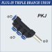 Plug-In Triple Branch Union