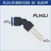 Plug-In Reducer 45° Elbow