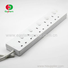 Hot Selling EU/CN/UK Plug Multi Way Vertical Power Strip with usb