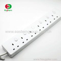 Small size electrical travel power strip UK standard power strip with USB output