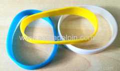 Suitable for women's yellow Silicone Wristband