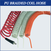 PU BRAIDED COIL HOSE