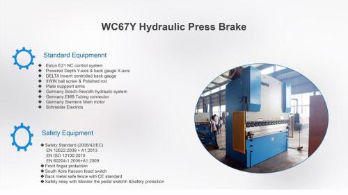 Durmapress WC67Y 300T 3200 hydraulic press brake machine that export to Peru