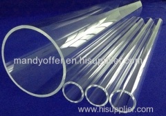 high purity 99.998%min quartz tubing