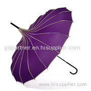 Manual open straight umbrellas