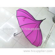 Manual open straight umbrellas