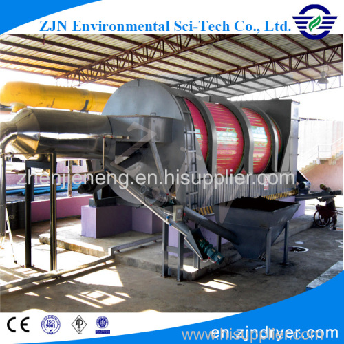 Industrial sludge dryer hot air dryer for sludge from effluent treatment plant
