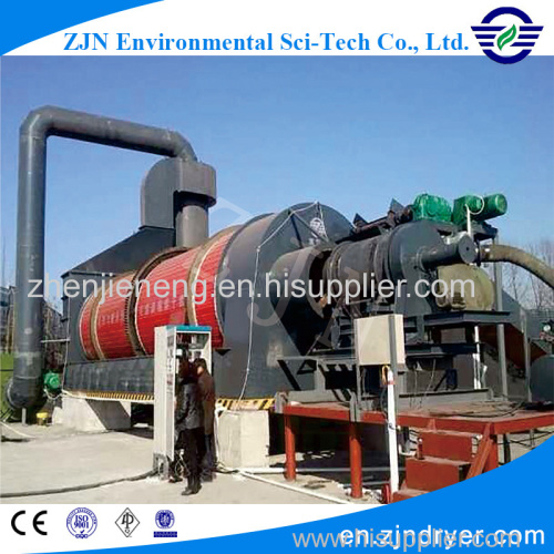 Rotary drum dryer for various sludge drying project