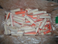 Frozen surimi crab sticks IWP filament red color or orangered color 5kg/ctn in bulk